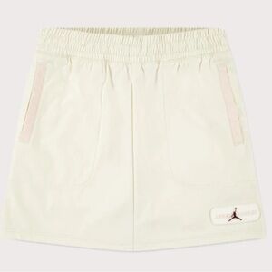 kids Jordan Crafted Utility Skort /Jordan Cream Apparel with Logo.. sm,med, lg